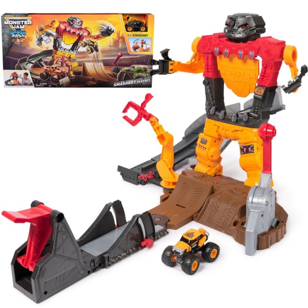 Monster Jam Smash and Bash Toy
Vehicle Playset
